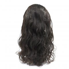 #1b Brazilian Raw Human Hair Head Band Wig Loose Wave