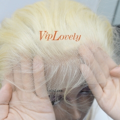 #613 Blonde European Raw Human Hair 13x4 Frontal Wig straight