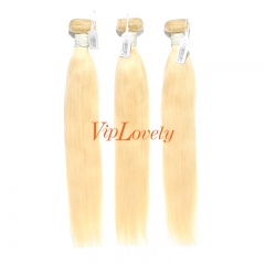 #613 Blonde European Virgin Human Hair Weft Straight