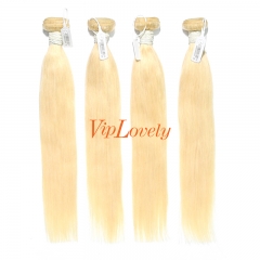 #613 Blonde European Virgin Human Hair Weft Straight