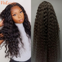 #1b Brazilian Raw Human Hair 13x4 Frontal wig indian wavy
