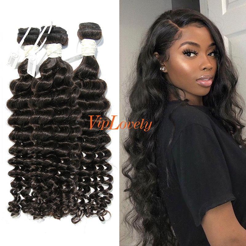 #1b Malaysian Virgin Hair Weft deep wave